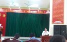 Điểm tin hội nghị Ban chấp hành Đảng bộ thị trấn Vĩnh Lộc mở rộng 